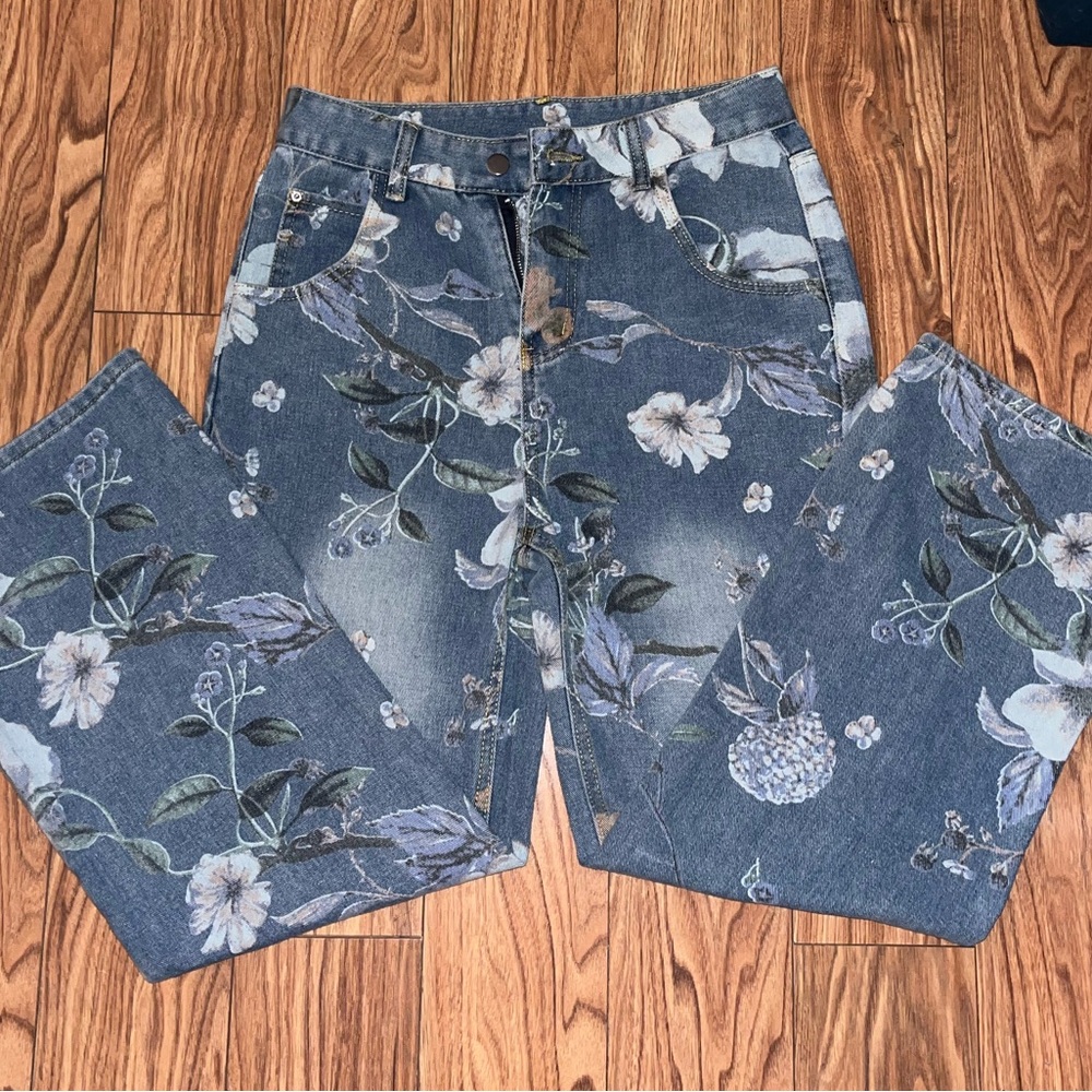 Floral Jeans